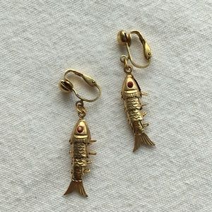 Fun Fish Clip-on Earrings